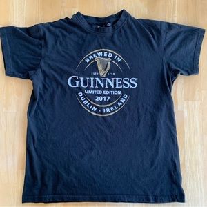 Guinness Limited Edition 2017 Dublin Ireland Black Medium T-Shirt